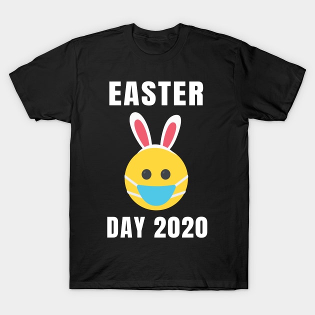 Easter Day Emojis Mask Emoticon Eggs Bunny Funny Gift 2020 T-Shirt by KiraT